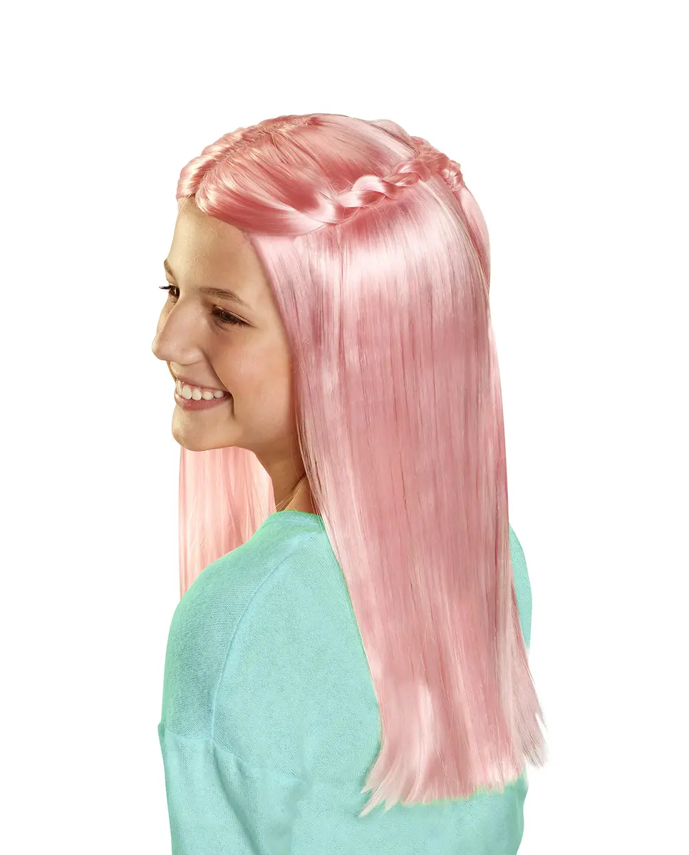 JAKKS Pacific Pink Wig - Straight Hair Style for Girls | Easy to Style & Wear (70-120 chars) - main product image