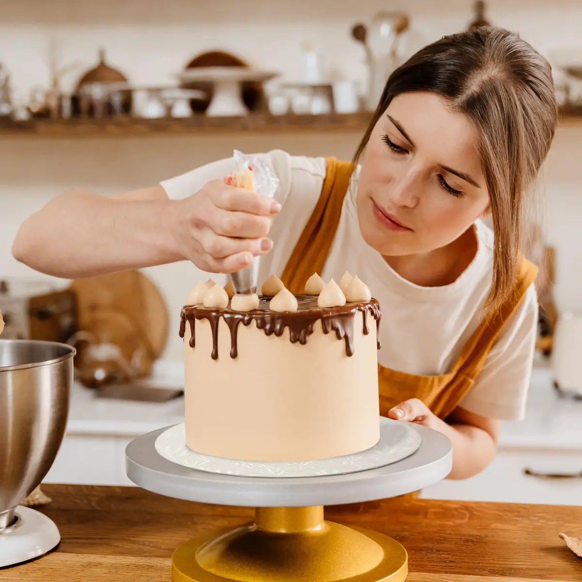 Cake S.O.S White Round Cake Drum 25.4 cm (10 inch) | Sturdy Base for Elegant Cake Presentation - view 3