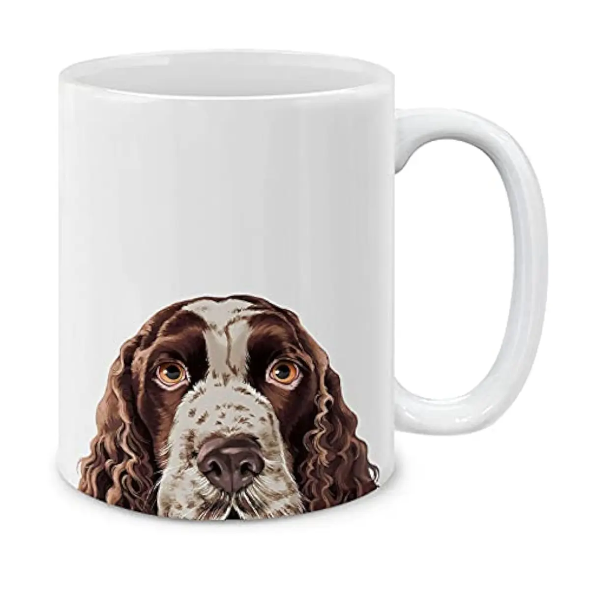 MUGBREW English Springer Spaniel Dog Ceramic Coffee Mug 11 OZ | Personalized Novelty Gift - main product image