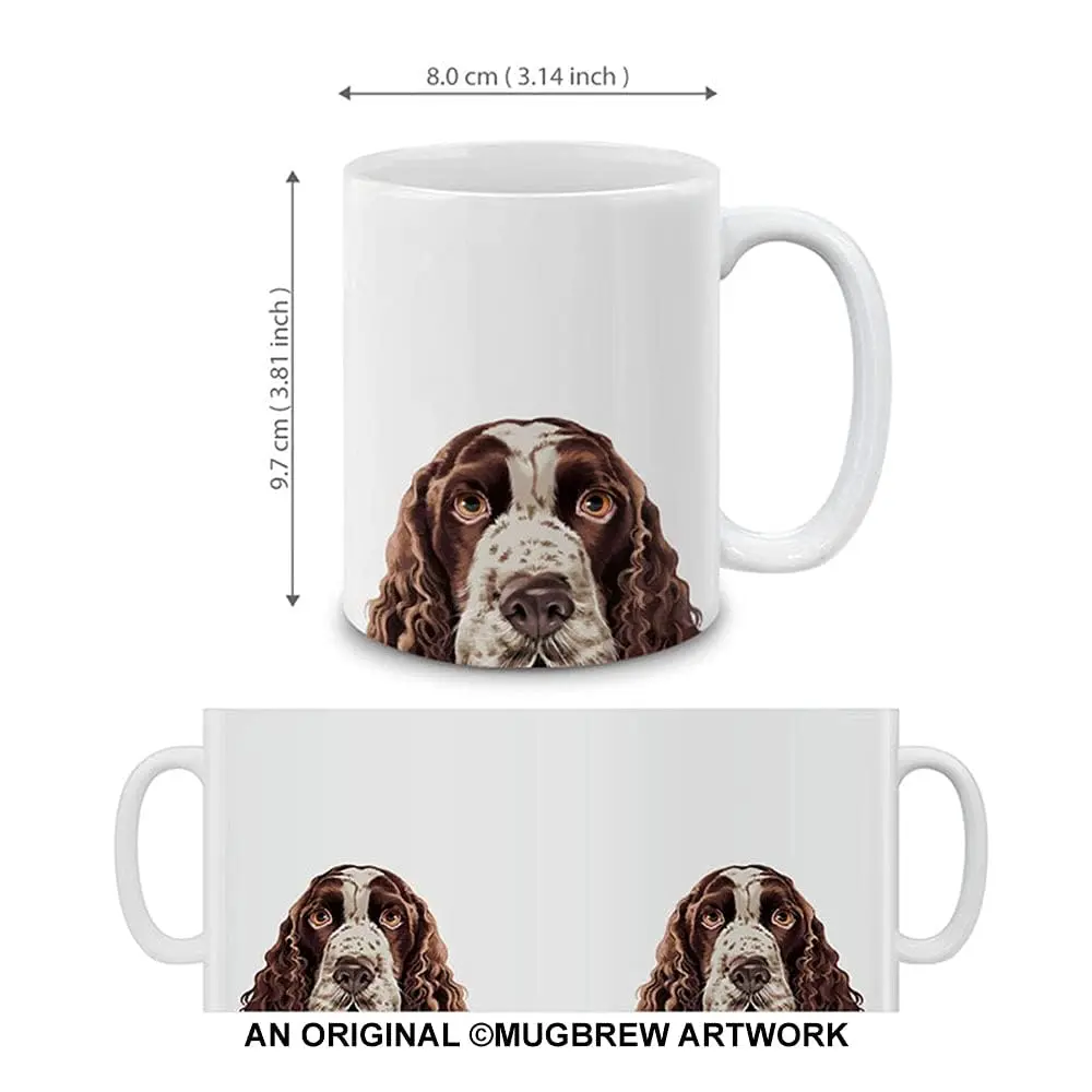 MUGBREW English Springer Spaniel Dog Ceramic Coffee Mug 11 OZ | Personalized Novelty Gift - view 3