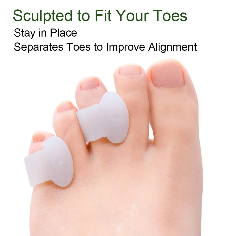 Welnove Gel Toe Separator, Pinky Toe Spacers, Little Toe Cushions | Prevents Rubbing & Relieves Pressure - view 4