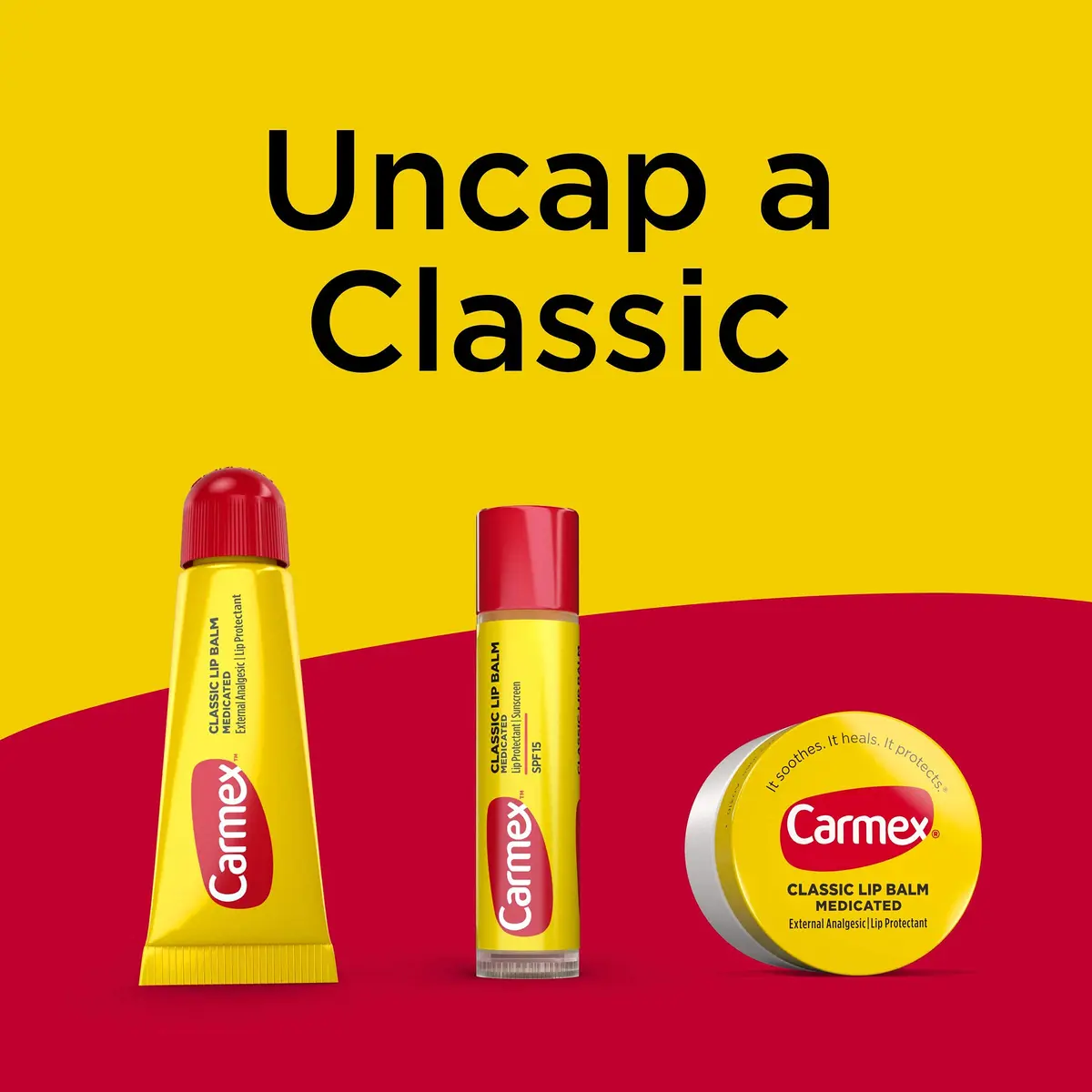 Carmex Classic Medicated Lip Balm Tubes, 9 Count (3 Packs of 3) | Moisturizing & Soothing for Dry Lips - view 8