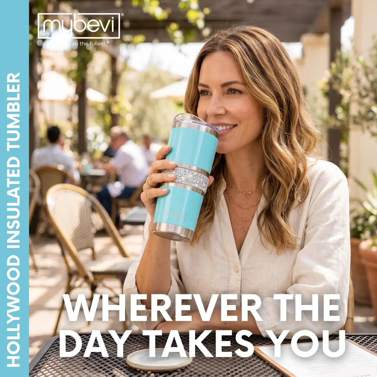 MyBevi Hollywood Insulated Tumbler 591ml (20oz) | Keeps Drinks Hot or Cold for Hours - view 9