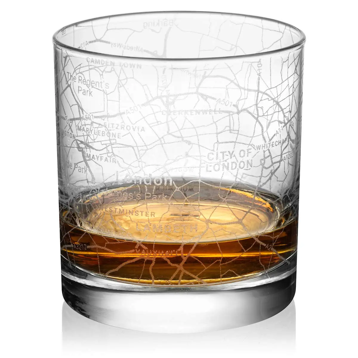 Or Something Rocks Whiskey Old Fashioned Glass 11oz | Urban City Map London UK - main product image
