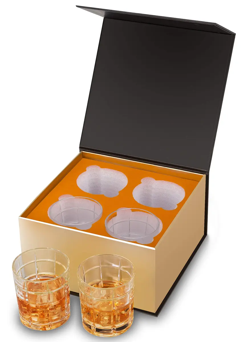 KANARS Crystal Glass Whiskey Tumbler 10 Oz | Lead-Free Crystal, Elegant & Durable - view 2