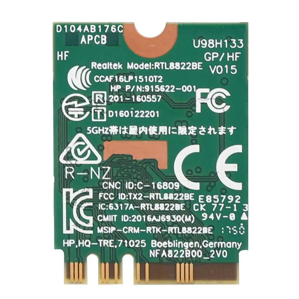 ASHATA RTL8822BE M.2 Network Card with Bluetooth 4.2 | 867Mbps Dual-Band WiFi for Windows 7/8/10 - view 7