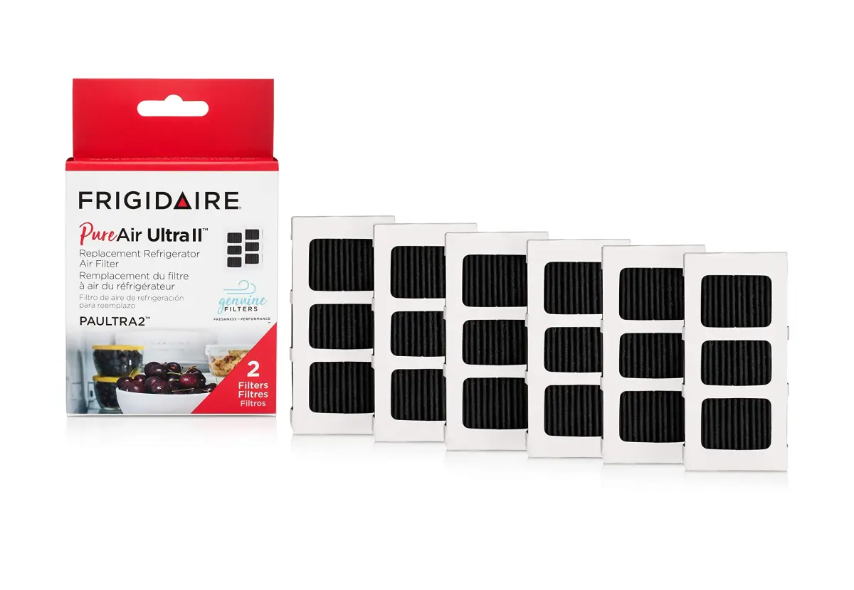 Frigidaire Pure Air Ultra II PAULTRA2 Refrigerator Air Filter 6 Pack | 9.65cm x 4.57cm - main product image