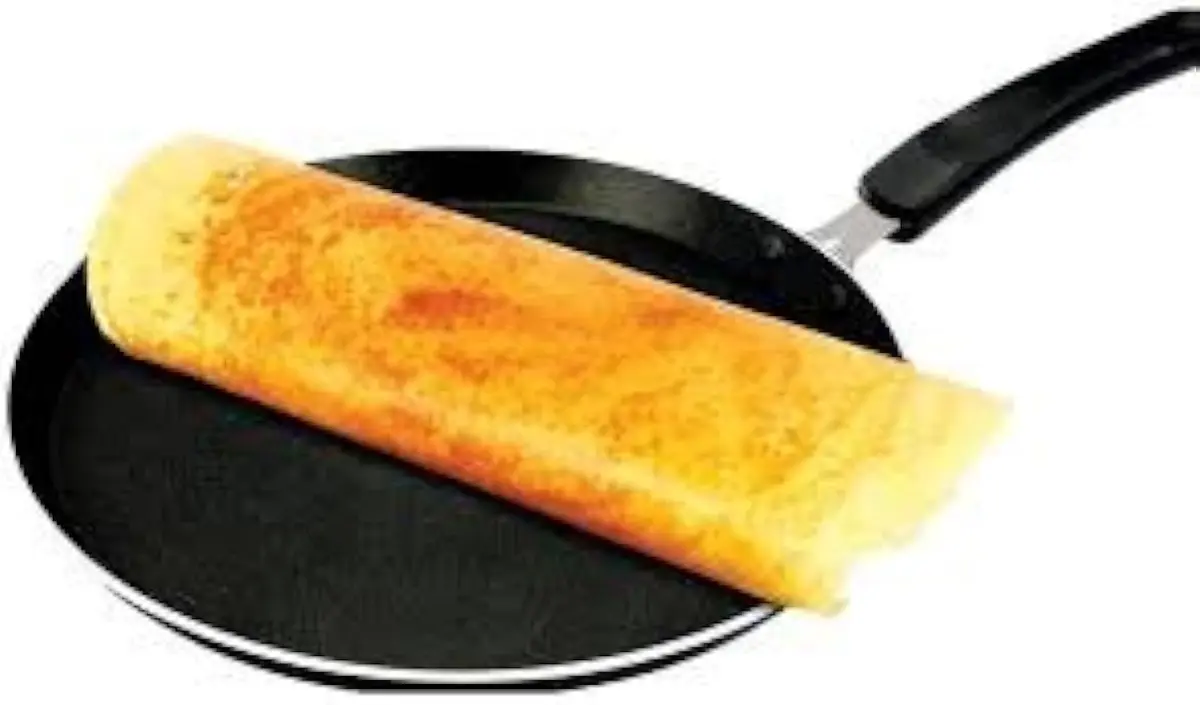 SHRIYA Aluminum Saute Fry Pan with Non-Stick Coating 10" | Even Heat & Easy Cleaning - main product image