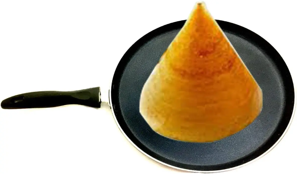SHRIYA Aluminum Saute Fry Pan with Non-Stick Coating 10" | Even Heat & Easy Cleaning - view 5