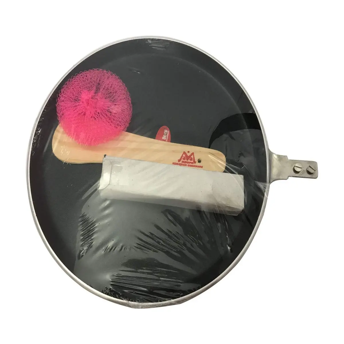 SHRIYA Aluminum Saute Fry Pan with Non-Stick Coating 10" | Even Heat & Easy Cleaning - view 3