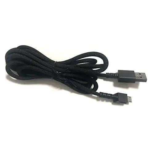 LZYDD USB Charging Cable for Razer Gaming Mice 1.8m (6ft) | Braided, Micro USB to USB-A - view 5