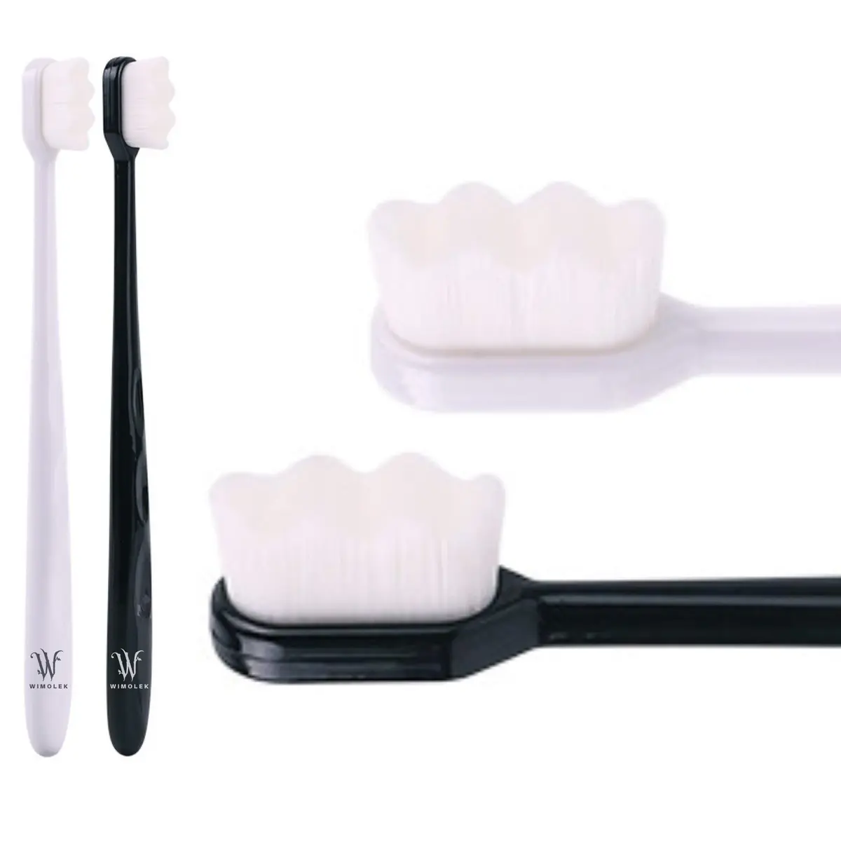 Wimolek Extra Soft Toothbrush 2 Pack | 20,000 Ultra Soft Bristles for Sensitive Gums - main product image