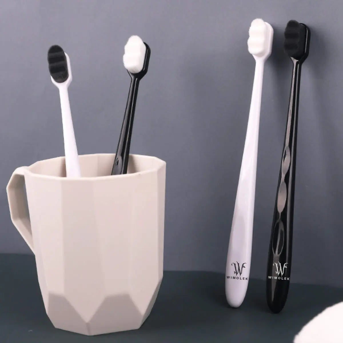 Wimolek Extra Soft Toothbrush 2 Pack | 20,000+ Ultra Soft Nano Bristles for Sensitive Gums & Teeth - view 7