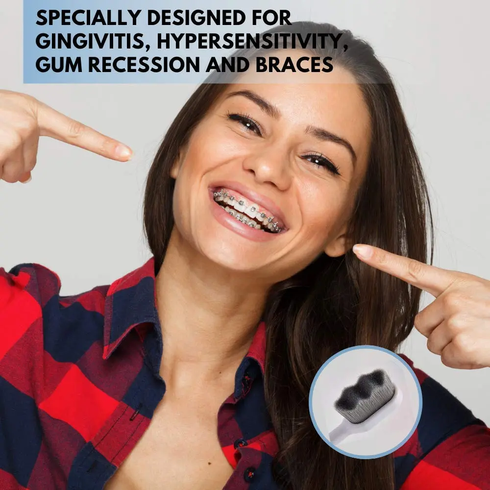 Wimolek Extra Soft Toothbrush 2 Pack | 20,000+ Ultra Soft Nano Bristles for Sensitive Gums & Teeth - view 3