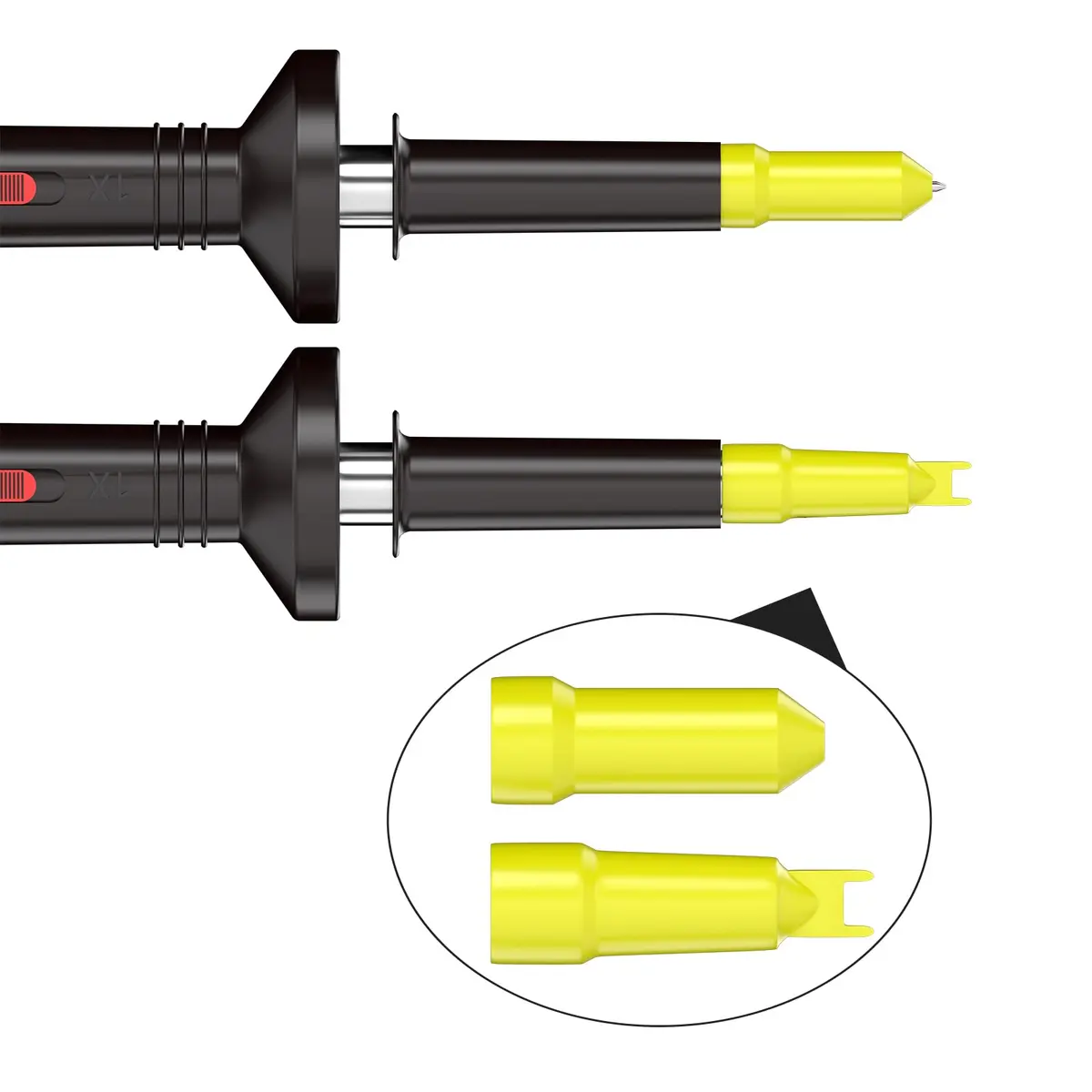 Goupchn MCX Oscilloscope Probe 60MHz 1X 10X with Alligator Clip, 120cm (47.2in) - view 3