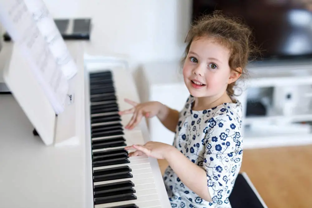 Fansjoy Piano Keyboard Stickers for 88 Keys | Bold Large Letter Piano Note Labels for Beginners and Kids - view 5
