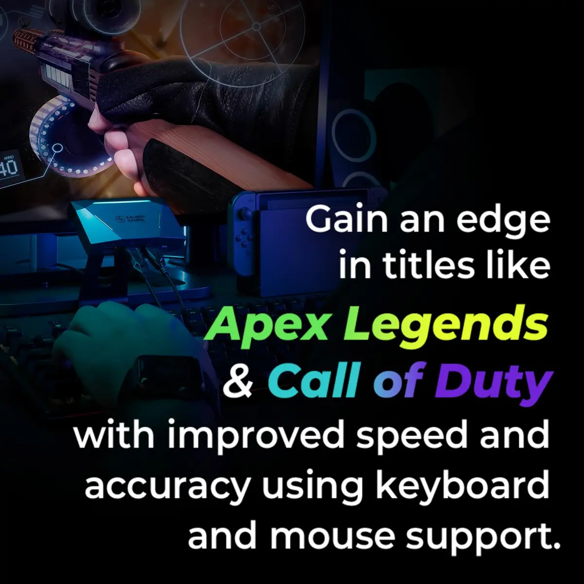 IOGEAR KeyMander 2 Keyboard/Mouse Adapter for Consoles | FPS Mouse Control, PS4, Xbox Series X/S, Switch - view 7