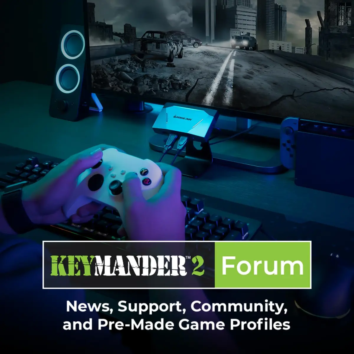 IOGEAR KeyMander 2 Keyboard/Mouse Adapter for Consoles | FPS Mouse Control, PS4, Xbox Series X/S, Switch - view 8