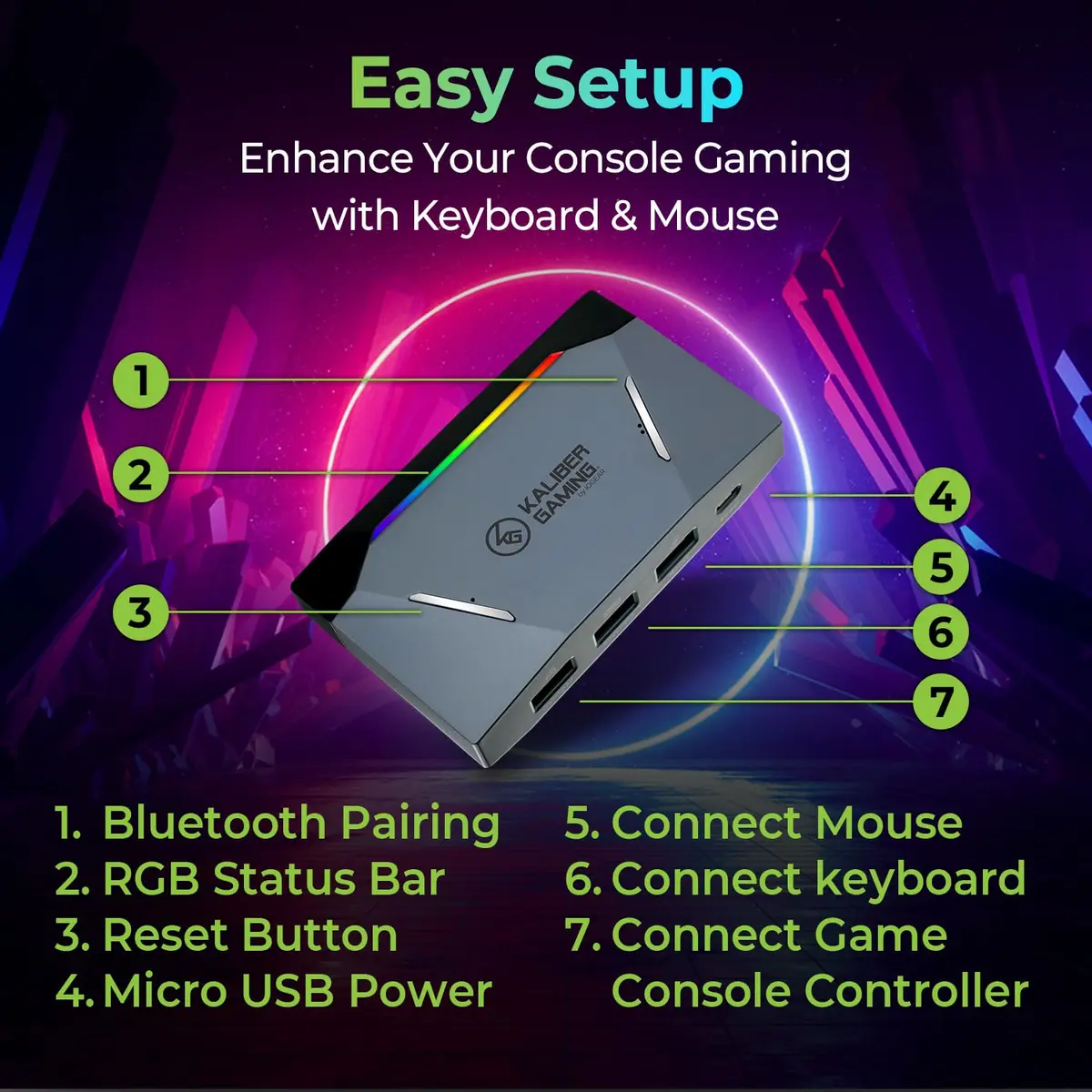 IOGEAR KeyMander 2 Keyboard/Mouse Adapter for Consoles | FPS Mouse Control, PS4, Xbox Series X/S, Switch - view 3