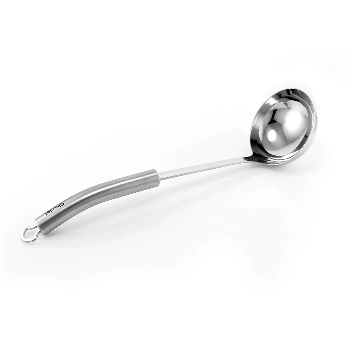 Chantal 4 oz Stainless Steel Soup Ladle Utensil | Ergonomic Handle, Stay-Cool Cement, Dishwasher Safe - view 3