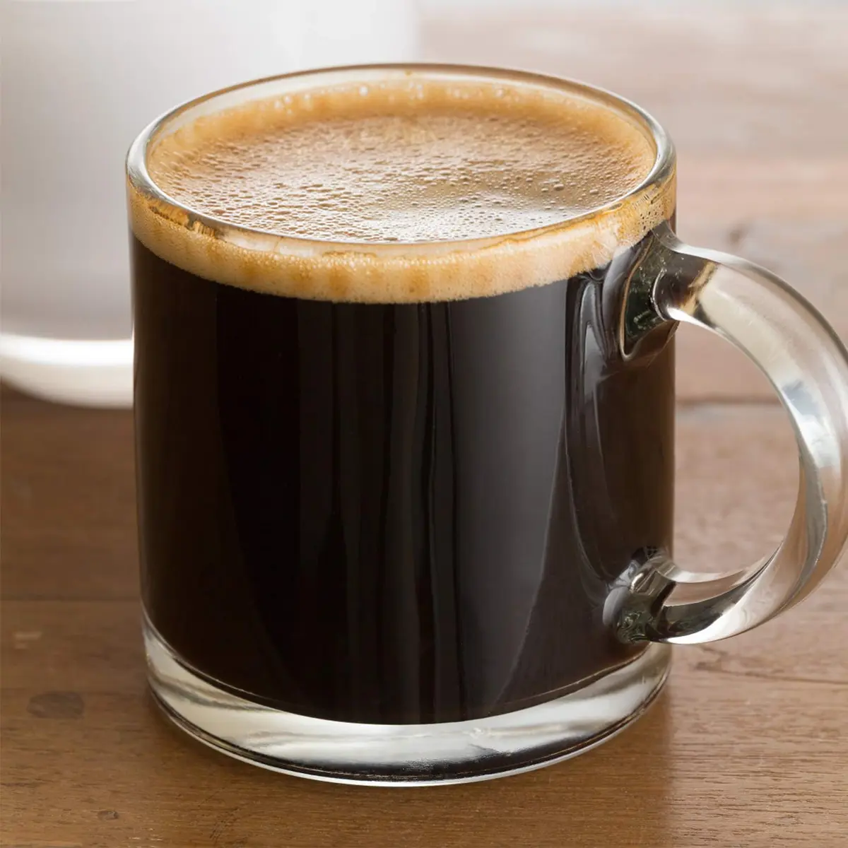 QAPPDA Glass Mug 12 oz | Clear Coffee Mug with Handle for Hot & Cold Drinks - view 5