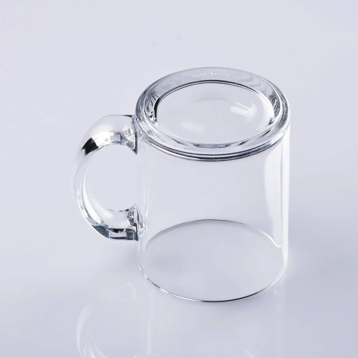 QAPPDA Glass Mug 12 oz | Clear Coffee Mug with Handle for Hot & Cold Drinks - view 4