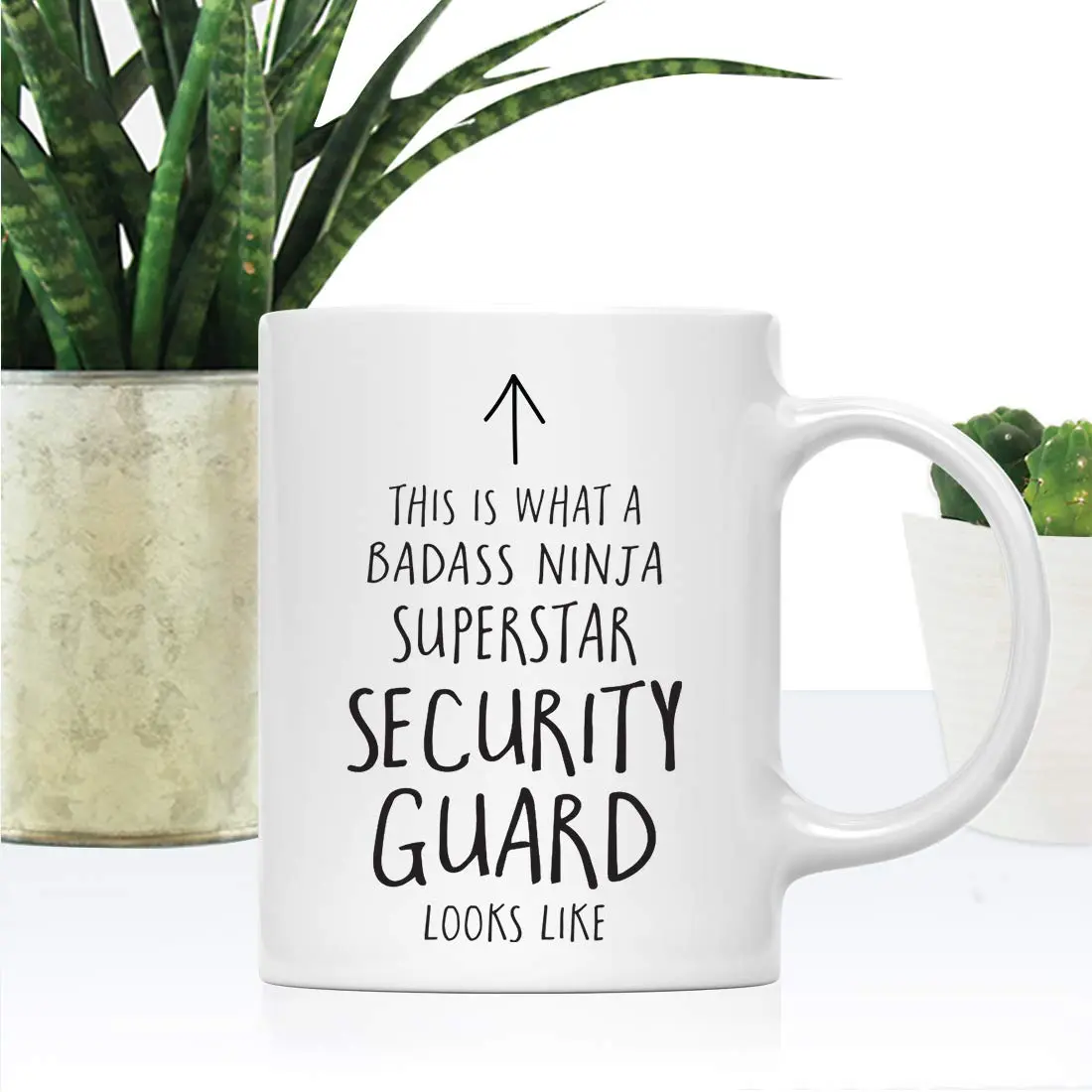Andaz Press Funny 11oz Ceramic Coffee Mug Gift for Security Guard | Humorous Office Gift - view 2