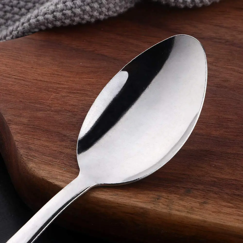 QOBIMOON 12-Piece Stainless Steel Teaspoon Set | Durable, Dishwasher Safe, 14.9 cm | Silver - view 5