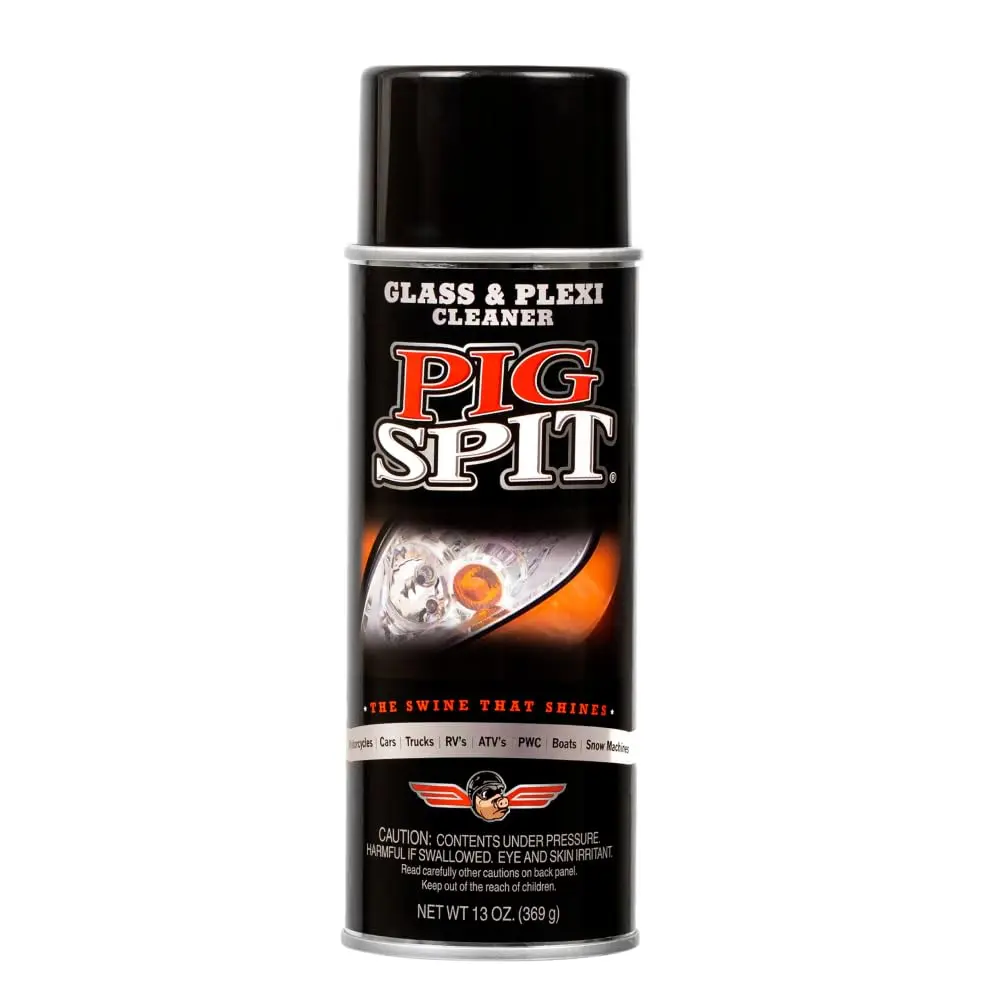 Pig Spit Glass Cleaner 13 oz. | Streak-Free Automotive & Home Glass Shine - main product image