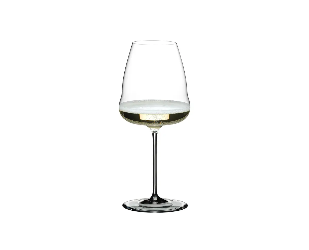 Riedel Winewings Champagne Wine Glass 125ml | Flat Wing Design for Aromatic Intensity - main product image
