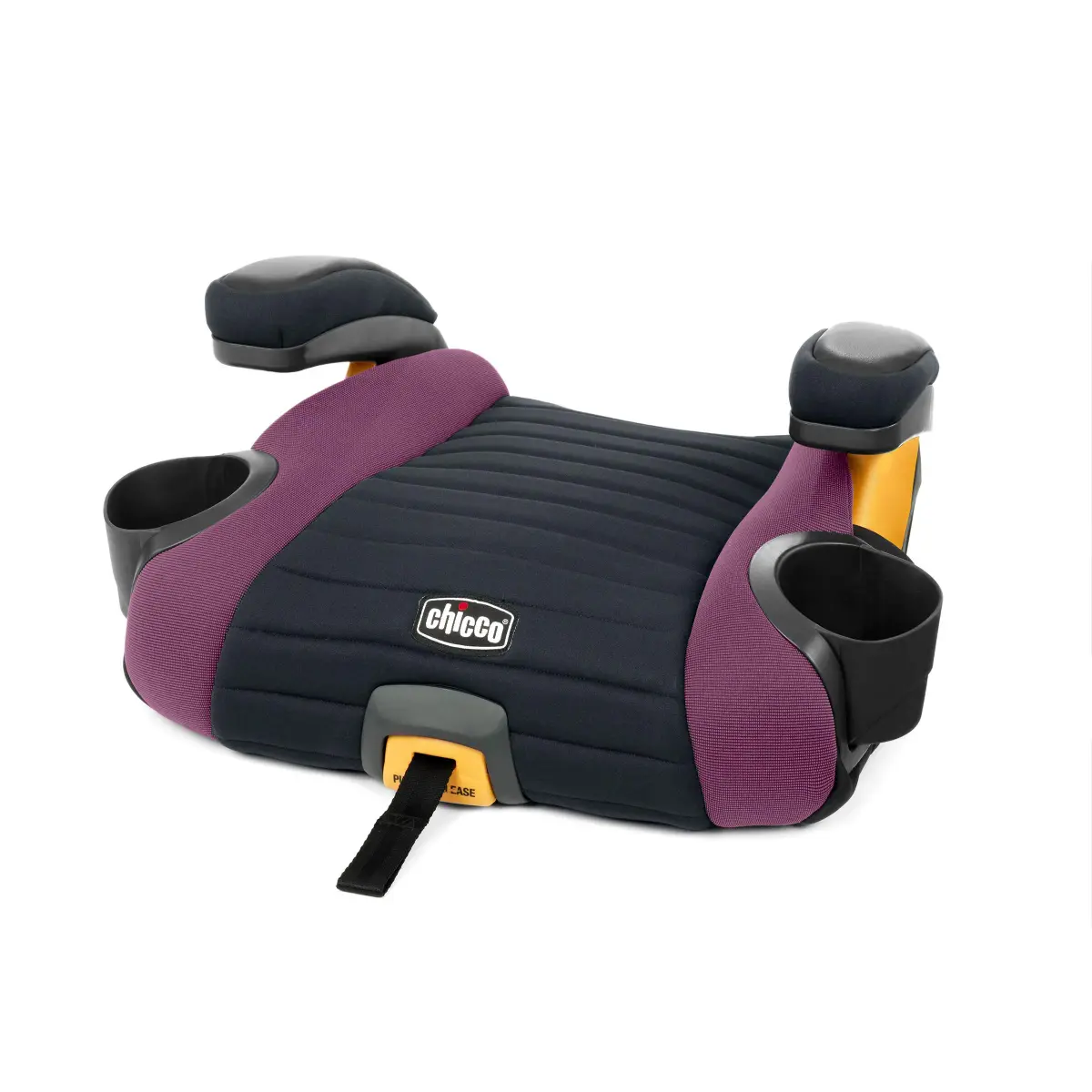 Chicco GoFit Plus Backless Booster Car Seat with Latch, 40-110 lbs, 2.69 kg (5.5 lb) | Pink Vivaci - main product image