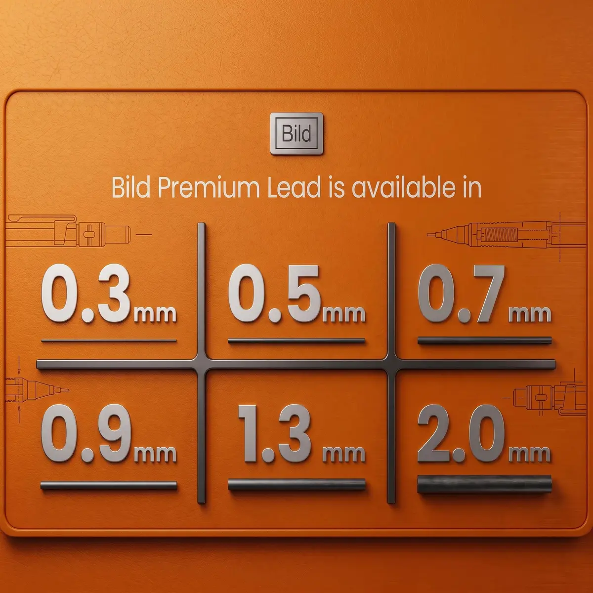 Bild 0.5mm Lead Refills Mega Pack | 1200 Premium HB Graphite Leads for Mechanical Pencils - view 5