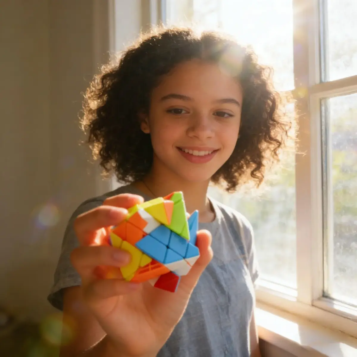 SUN-WAY 4x4 Axis Magic Cube 6.5cm (2.5in) | Educational Brain Teaser Puzzle - view 7