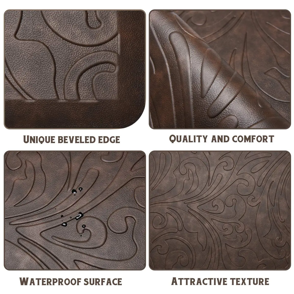 KMAT Anti-Fatigue Kitchen Mat 99cm x 51cm (39" x 20") | Cushioned Comfort Standing Rug for Home & Office - view 4