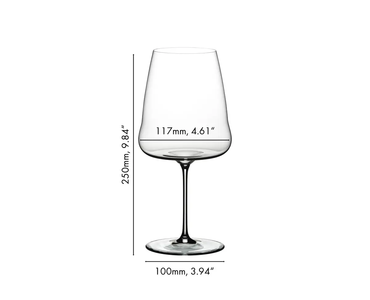 Riedel Winewings Cabernet Sauvignon Wine Glass 125ml (4.2 Oz) | Enhances Aroma Intensity - view 3