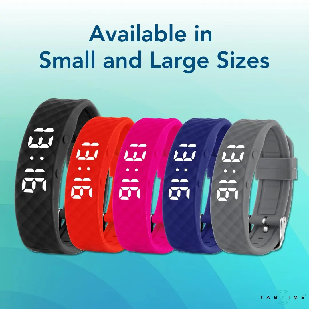 Tabtime Vibrating Alarm Wristband - Silent Reminder Watch for Adults & Kids | Up to 10 Reminders Daily - view 6