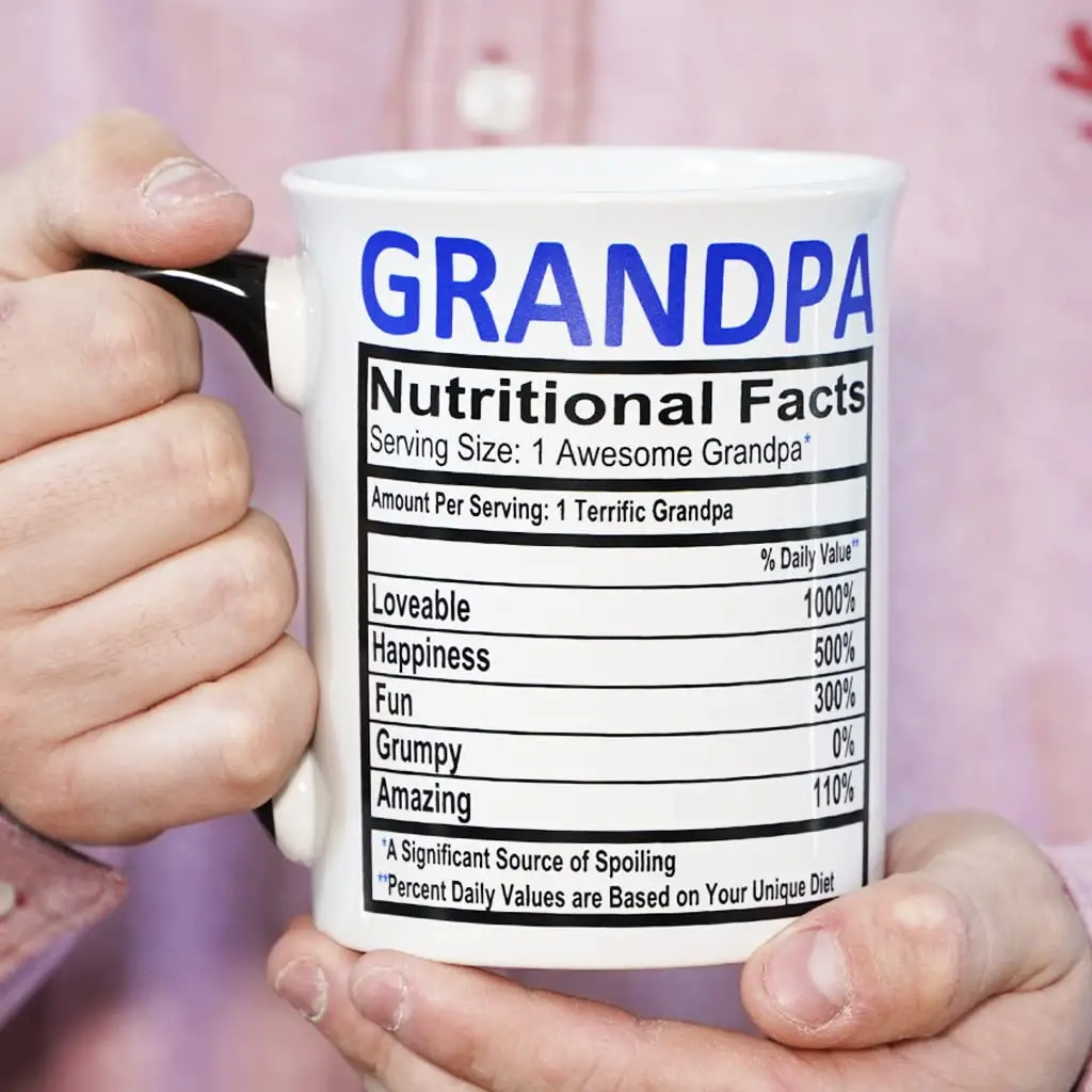 Cottage Creek Grandpa Mug, 16oz Ceramic | Durable & Sentimental Coffee Cup for Grandparents - view 5