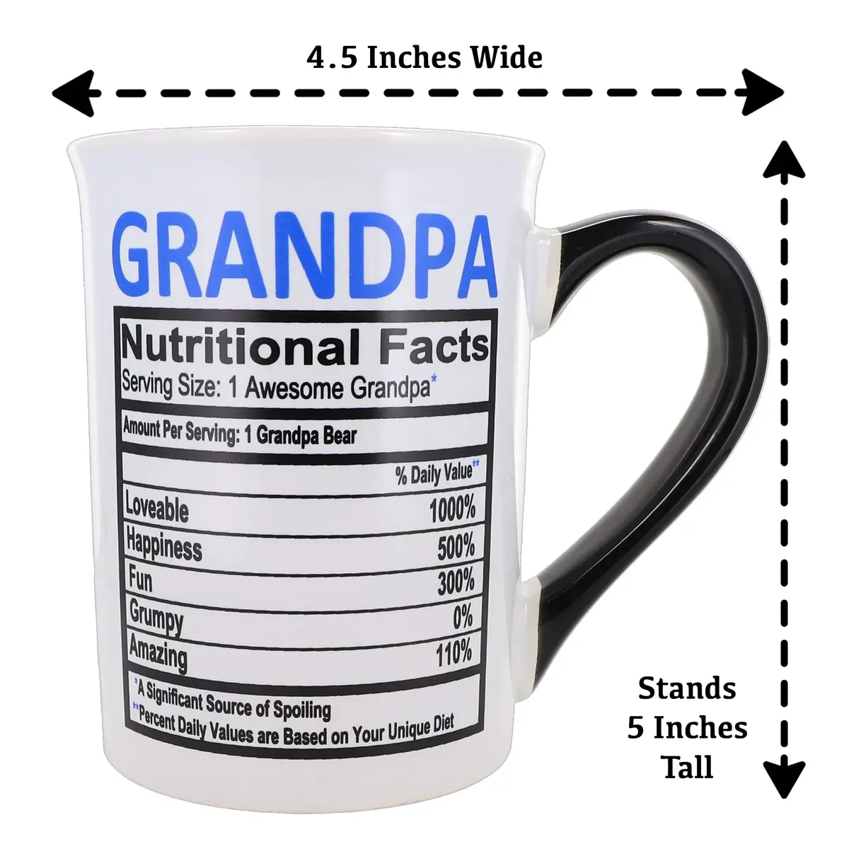 Cottage Creek Grandpa Mug, 16oz Ceramic | Durable & Sentimental Coffee Cup for Grandparents - view 4