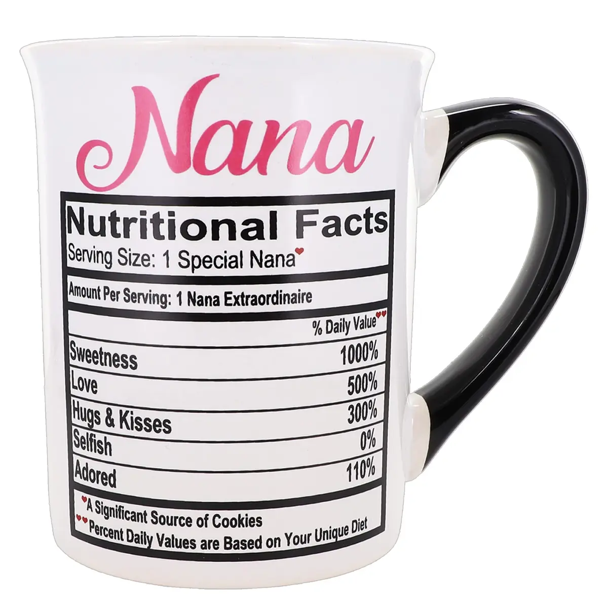 Cottage Creek Nana Mug 16 oz Ceramic Coffee Cup Gift Boxed | Heartfelt Nana Gift for Mom & Grandma - main product image