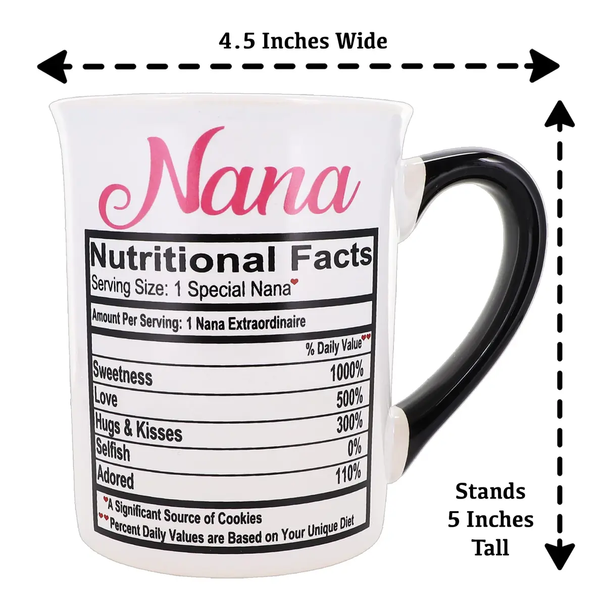 Cottage Creek Nana Mug 16 oz Ceramic Coffee Cup Gift Boxed | Heartfelt Nana Gift for Mom & Grandma - view 4