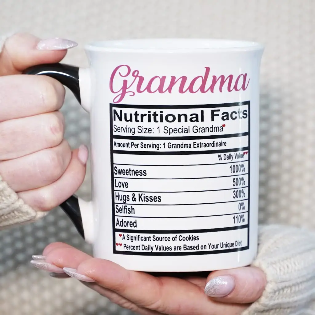 Cottage Creek Grandma Coffee Mug, 16oz Ceramic | Heartwarming Gift for Grandma - view 5
