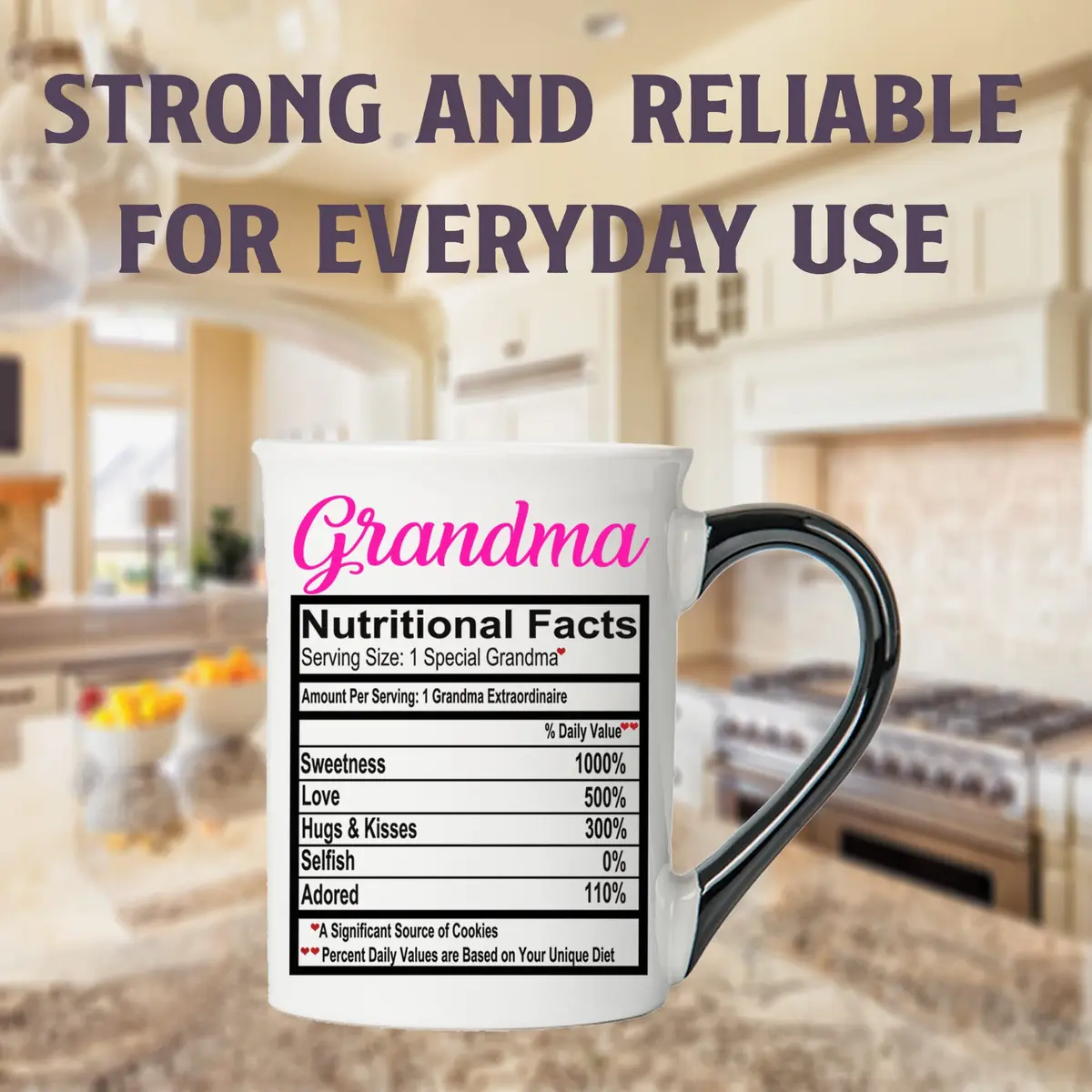Cottage Creek Grandma Coffee Mug, 16oz Ceramic | Heartwarming Gift for Grandma - view 8