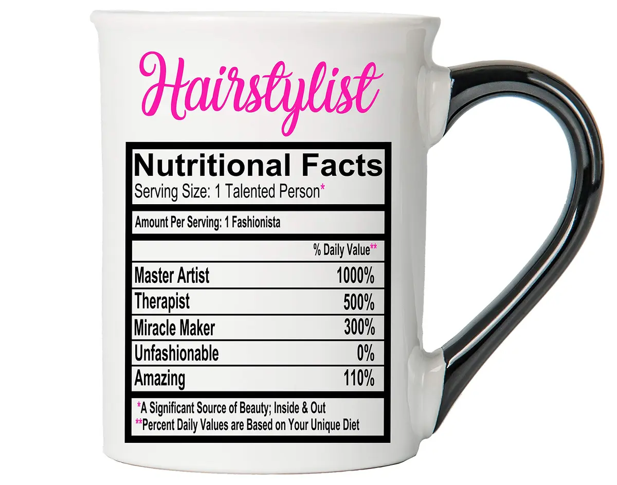 Cottage Creek Hairstylist Mug, 16 oz, Ceramic, Microwave Safe | Perfect for Hair Salon Gifts - main product image