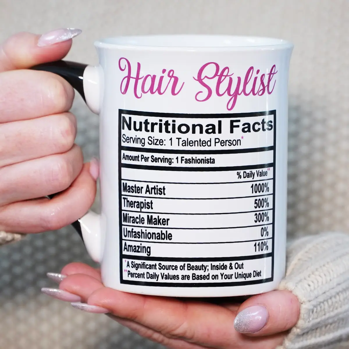 Cottage Creek Hairstylist Mug, 16 oz, Ceramic, Microwave Safe | Perfect for Hair Salon Gifts - view 7