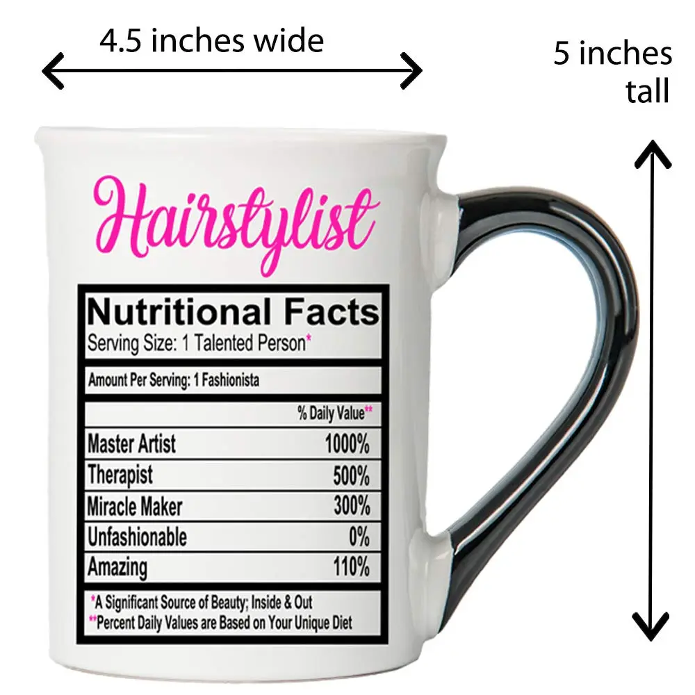 Cottage Creek Hairstylist Mug, 16 oz, Ceramic, Microwave Safe | Perfect for Hair Salon Gifts - view 4