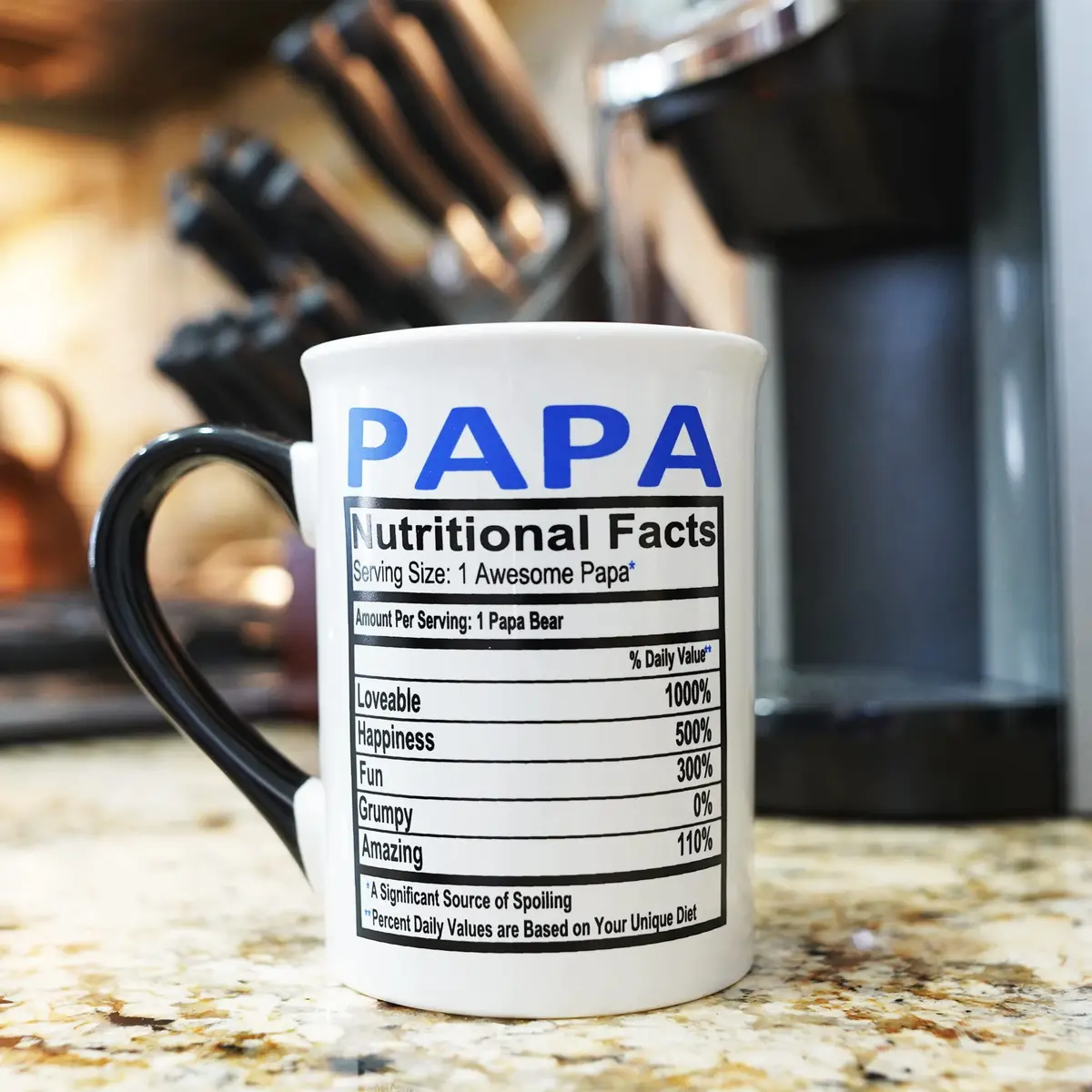 Cottage Creek 16oz Papa Mug, Ceramic Coffee Cup | Large Dad & Grandpa Gift (110 chars) - view 7