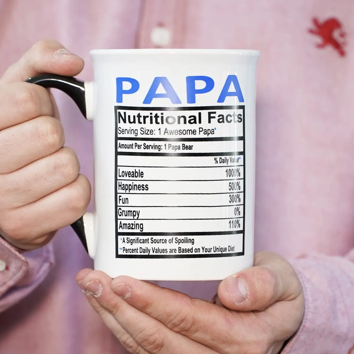 Cottage Creek 16oz Papa Mug, Ceramic Coffee Cup | Large Dad & Grandpa Gift (110 chars) - view 9