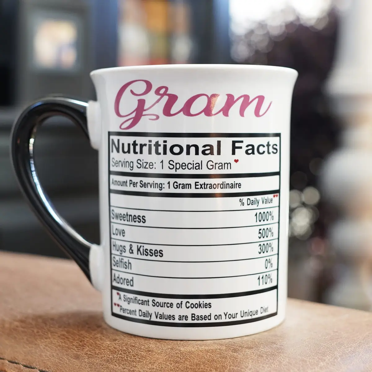 Cottage Creek Gram Coffee Mug Ceramic 473ml (16 oz) | Adorable Double-Sided Gram Design - view 5