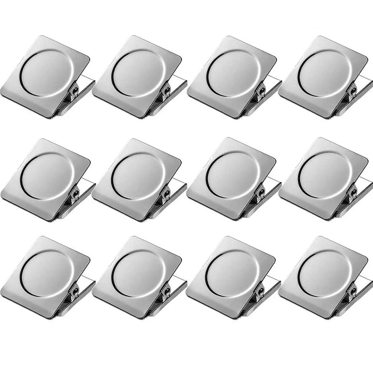 Thimmamma Magnetic Clips 1.5 inch | Heavy Duty Metal Clips for Whiteboard & Fridge (1.5 inch, 12 Pack) - main product image