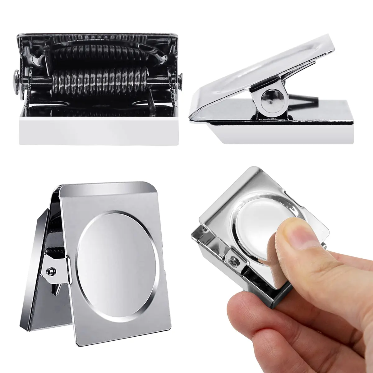 Thimmamma Magnetic Clips 1.5 inch | Heavy Duty Metal Clips for Whiteboard & Fridge (1.5 inch, 12 Pack) - view 7